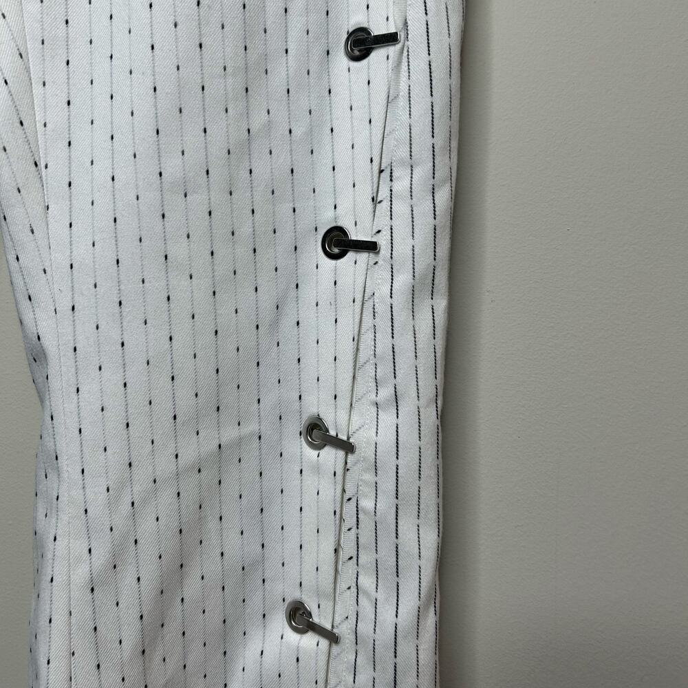 Chelsea and Walker Farrah Flared Pants Size 8 Grommet Detail Fireman Closure - Picture 11 of 16